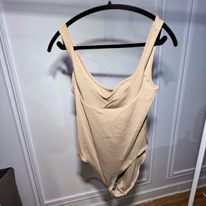 CREAM BODYSUIT // H&M// size medium can fit large